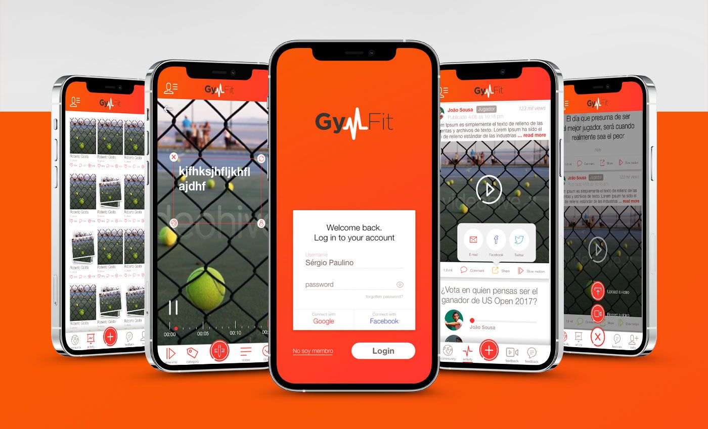 GymFit - web app and logo concept